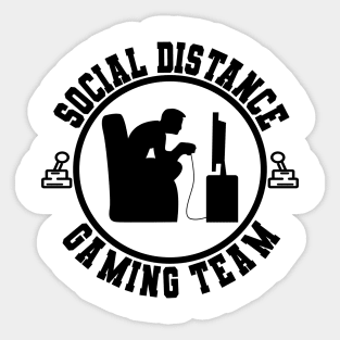 Social Distancing Gaming Team Gamer Corona Sticker